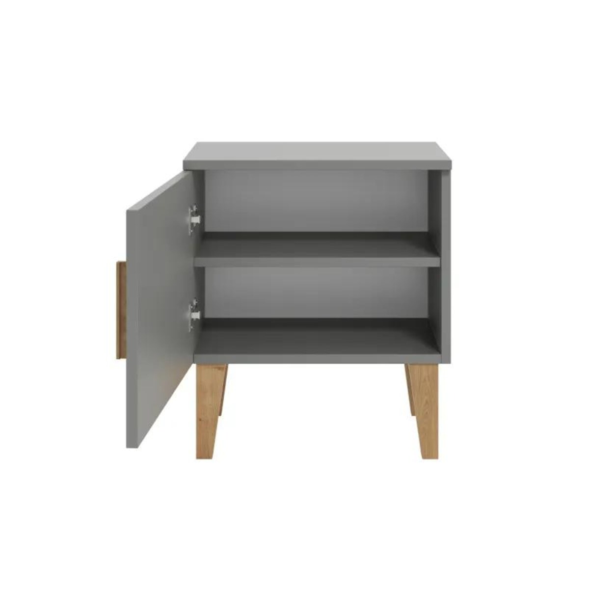 Szafka nocna KUBI szara
