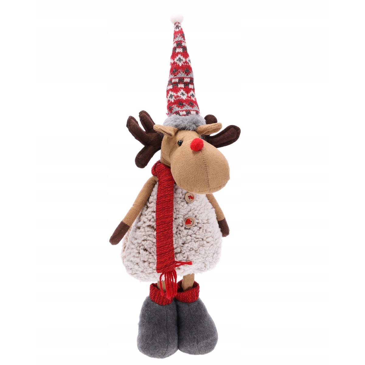 RENIFER świąteczny DUŻY dekoracja świąteczna ŁOŚ