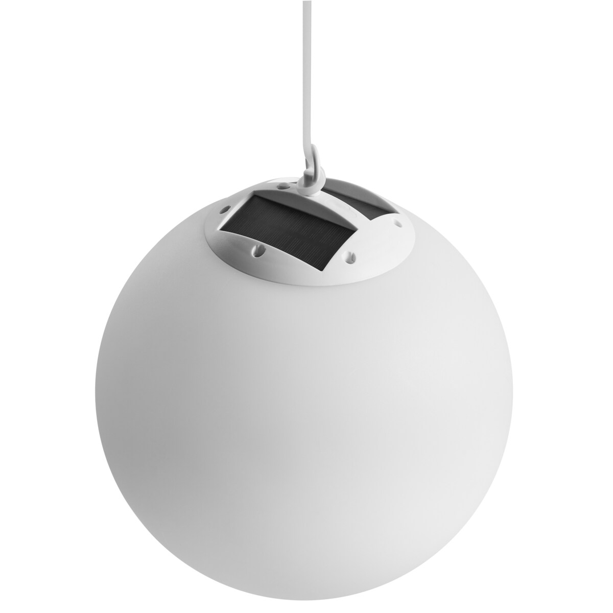 Lampa ogrodowa wisząca solarna LED BOSLEY Biały