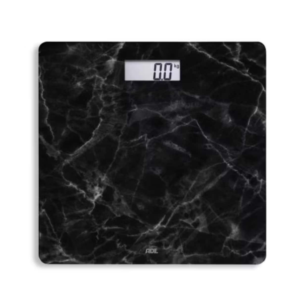 Waga łazienkowa czarna Aurora, 30 x 30 x 2 cm, ADE