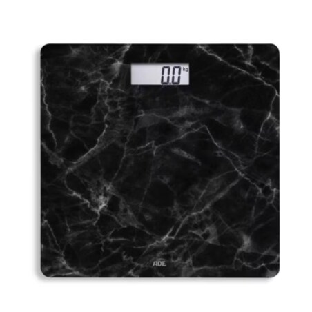 Waga łazienkowa czarna Aurora, 30 x 30 x 2 cm, ADE