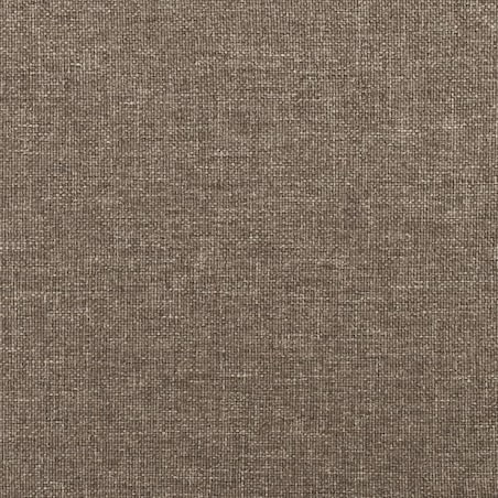 vidaXL Zagłówek uszak, taupe, 83x16x118/128 cm, tkanina