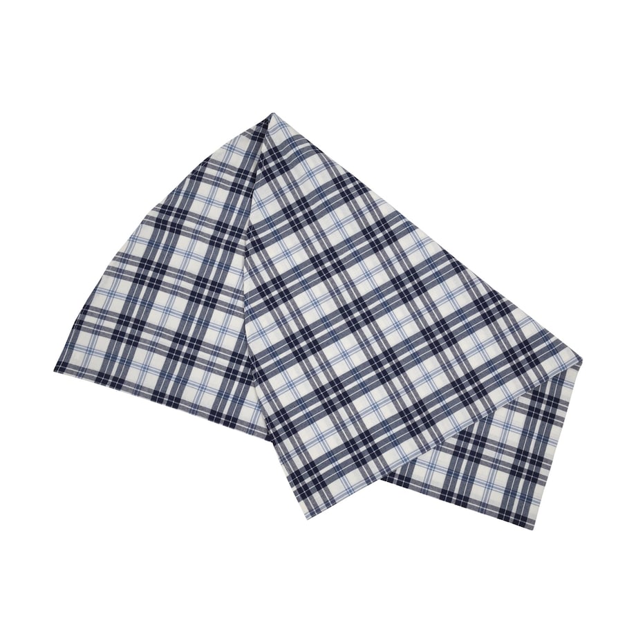 Obrus Blue Plaid okrągły - Średnica ok. ⌀ 210 cm - idealny dla 8 osób