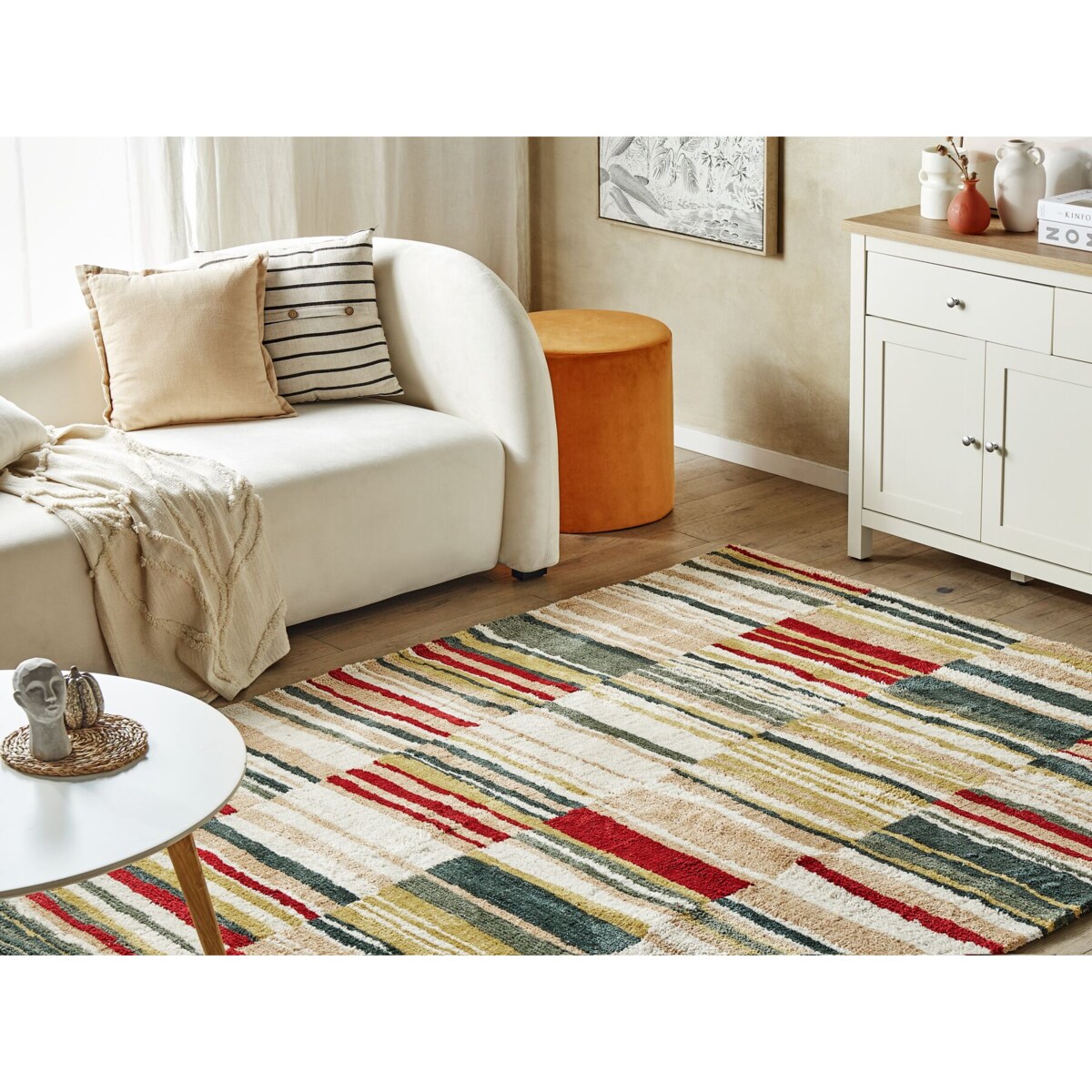 Dywan 140 x 200 cm wielokolorowy FATSA