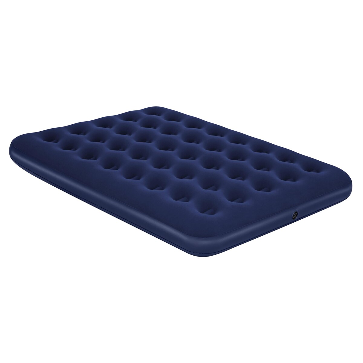 Materac dmuchany Bestway welurowy dwuosobowy 191x137x22cm z pompką elektryczną