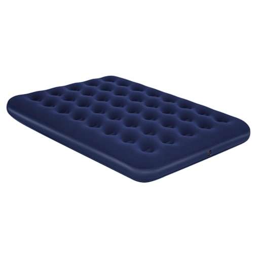 Materac dmuchany Bestway welurowy dwuosobowy 191x137x22cm z pompką elektryczną