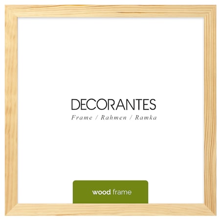 Ramka na zdjęcia 30x30 cm ramka z drewna surowego ramka kwadratowa RAW DIY