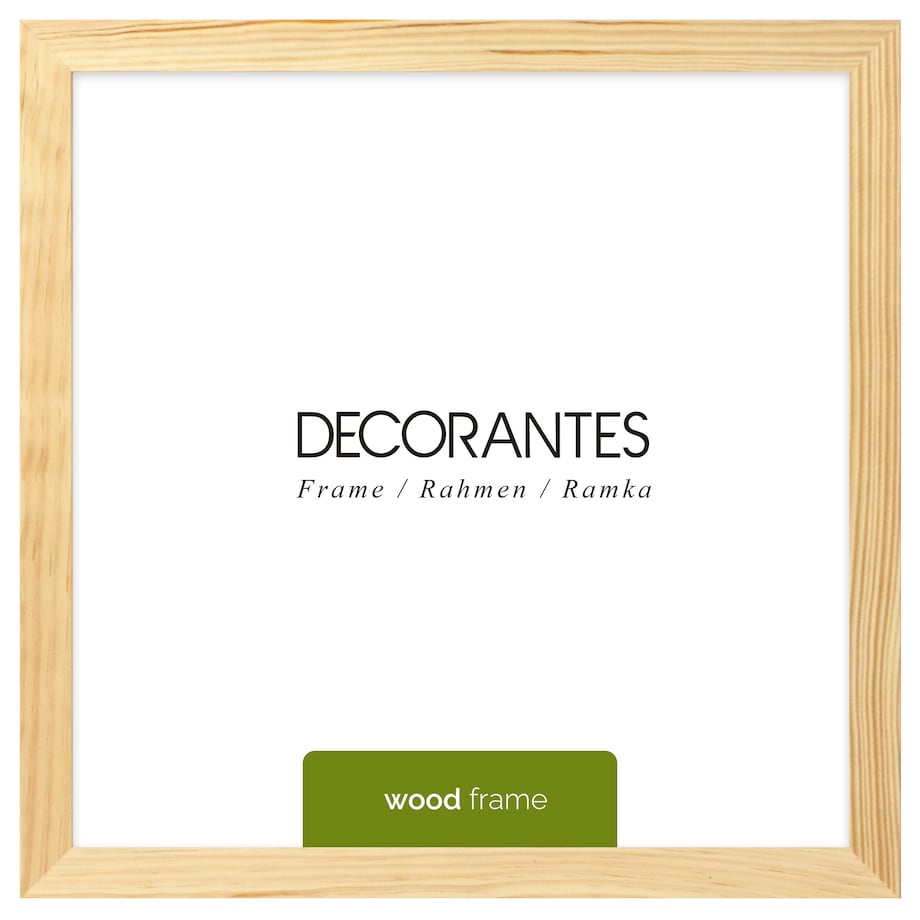 Ramka na zdjęcia 30x30 cm ramka z drewna surowego ramka kwadratowa RAW DIY