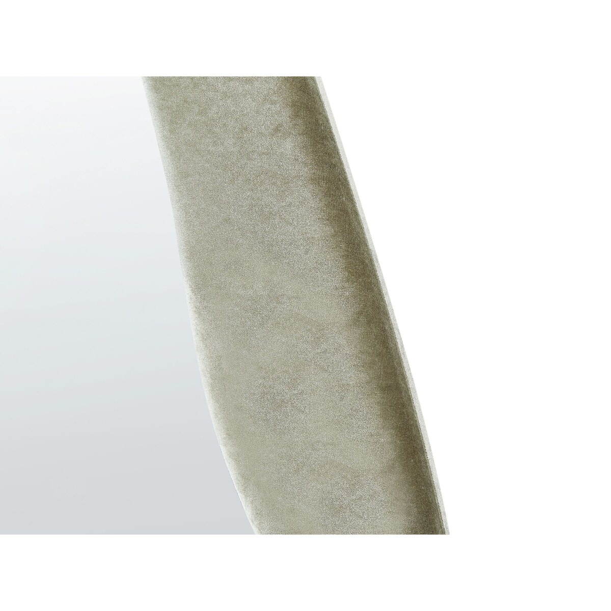 Lustro ścienne REIGNY 57 cm 160 cm Welur Oliwkowy