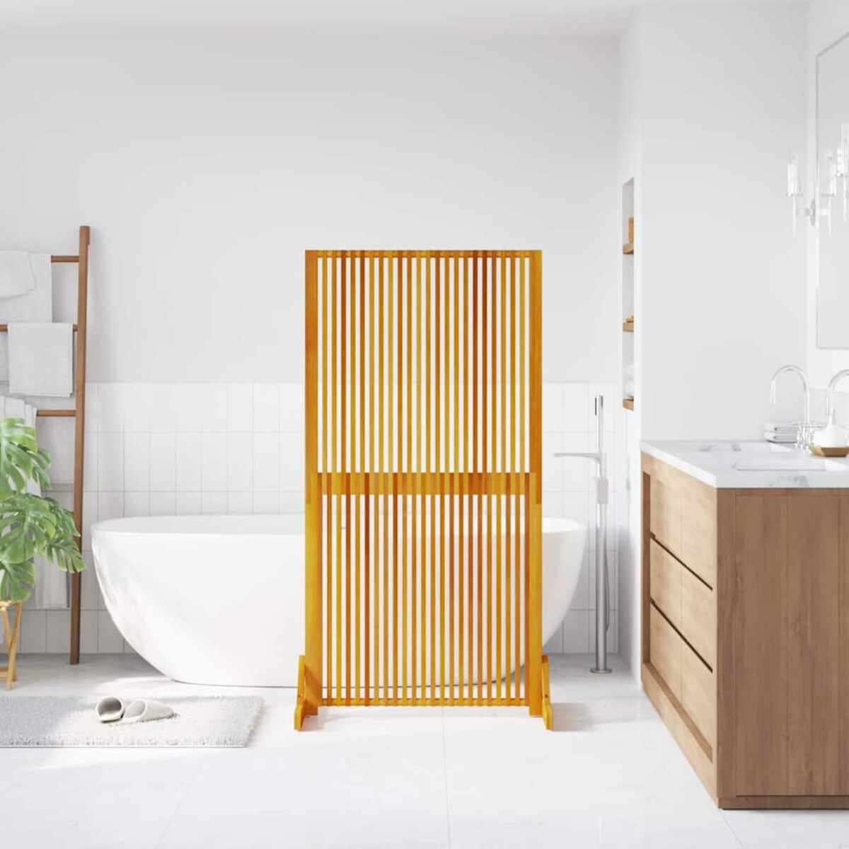 vidaXL Ekran prywatności Brązowy 79,5 x 50 x 150 cm