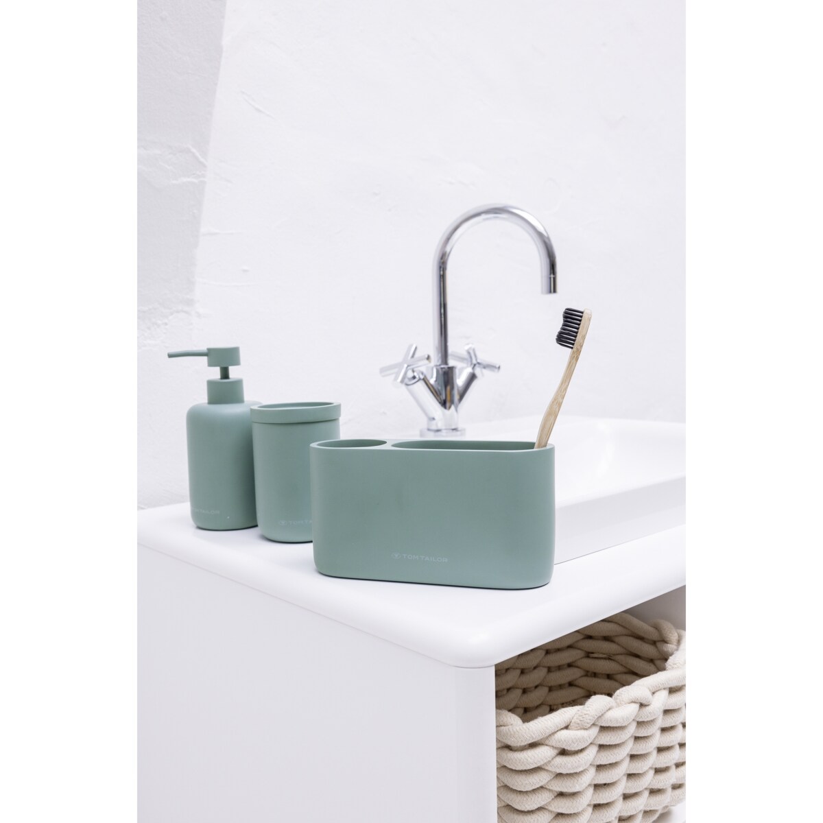 Okrągły organizer z pokrywką TOM TAILOR