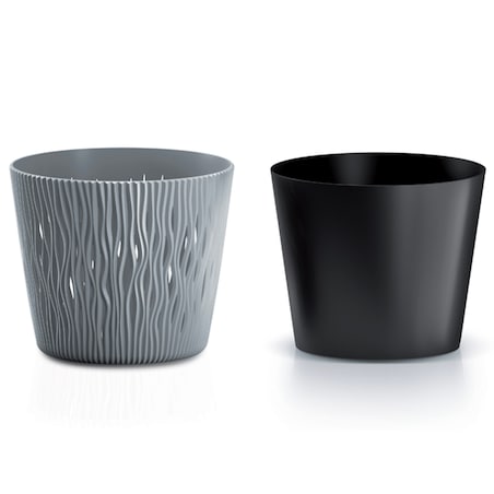 Doniczka Z Wkładem Osłonka Sandy Round 15,8 Cm