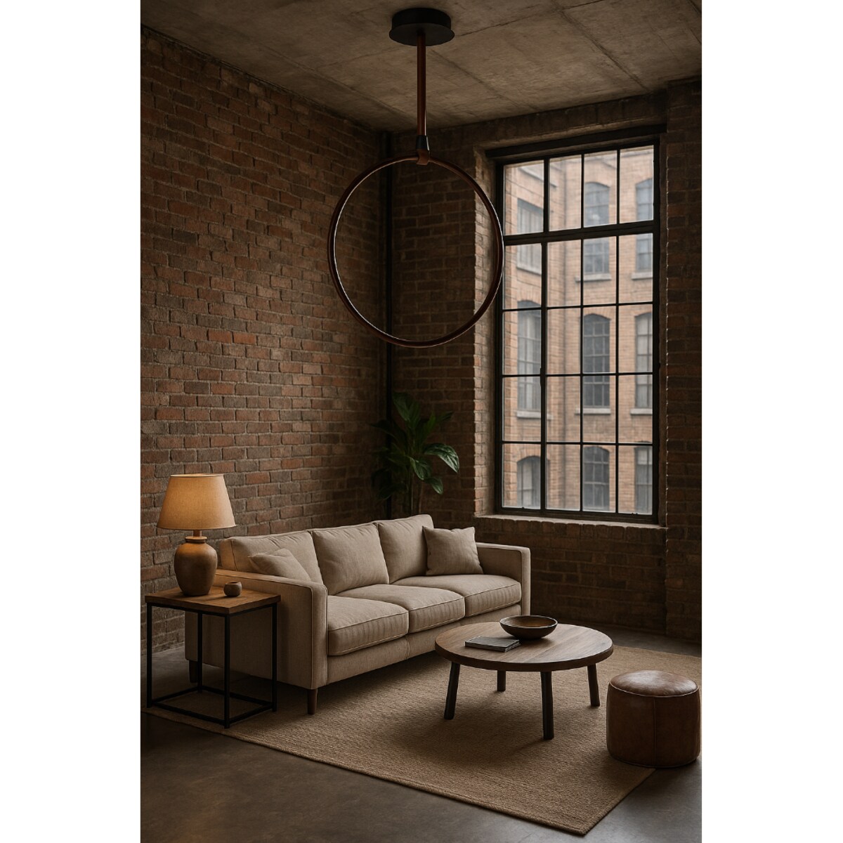 LAMPA WISZĄCA MARENTA M CZARNA