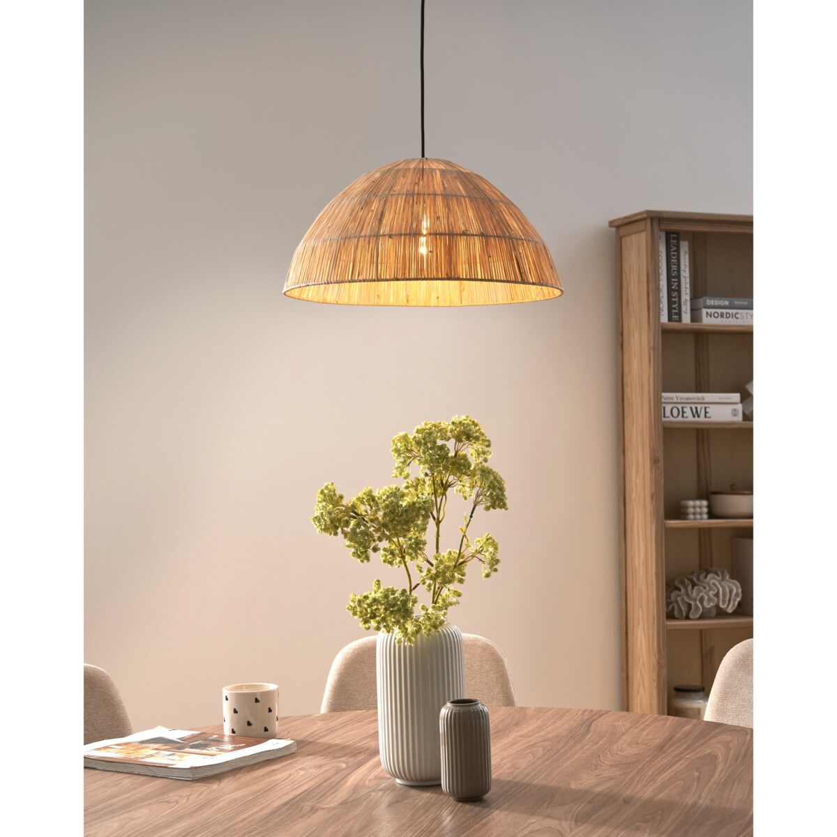 Lampa wisząca WERU Plecionka Naturalny