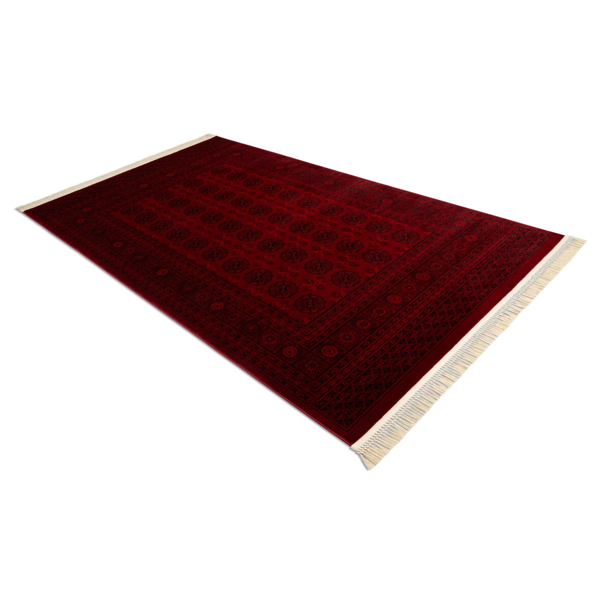 Dywan ORIENT 6889 bordo / czarny Buchara, 100x200 cm