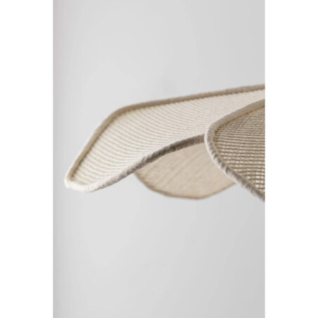 Lampa wisząca kremowa Benavid Ø75 cm