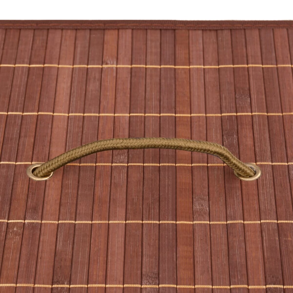 vidaXL Bambusowe pojemniki do przechowywania, 4 szt., brązowe