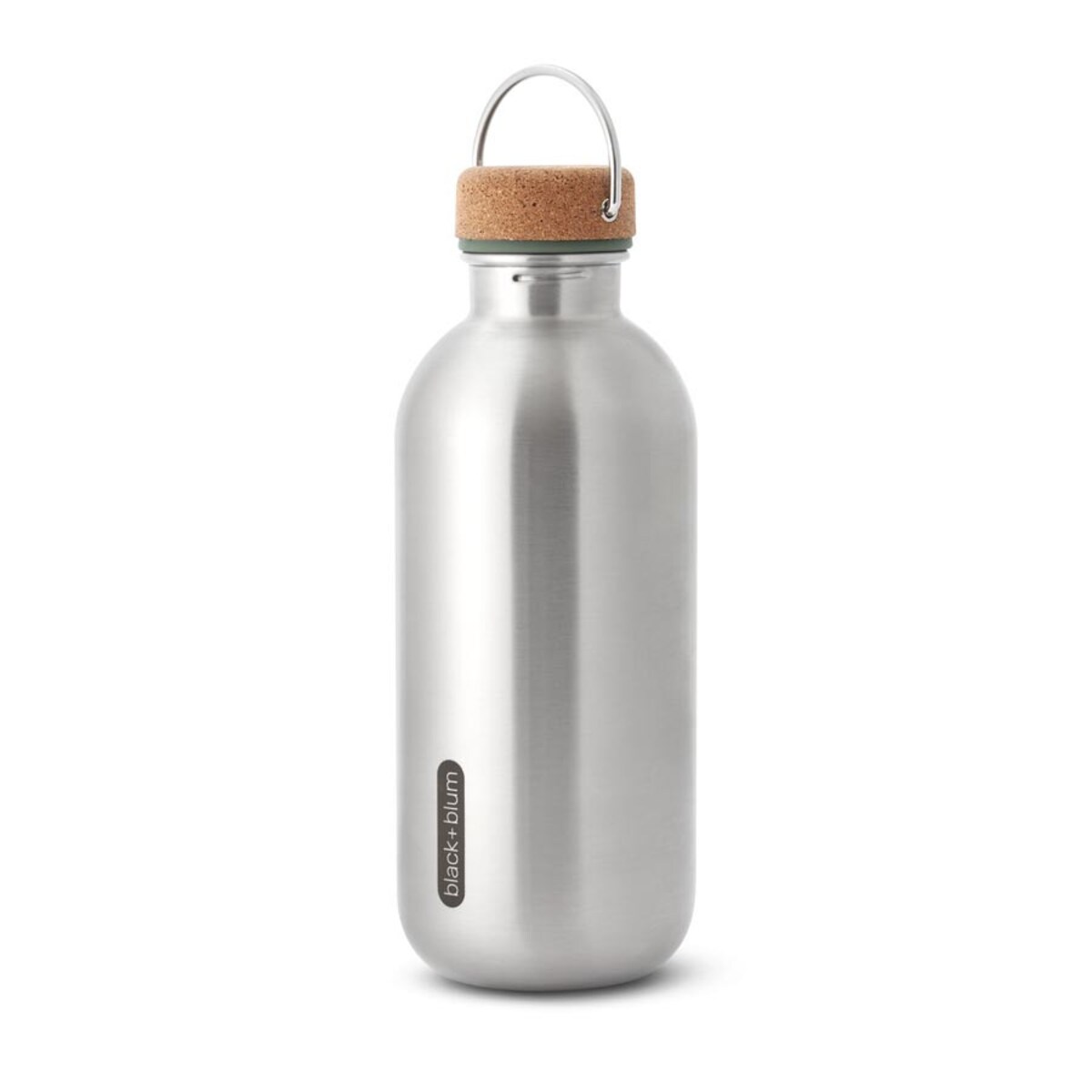 Butelka stalowa oliwkowa, 600 ml, Black+Blum