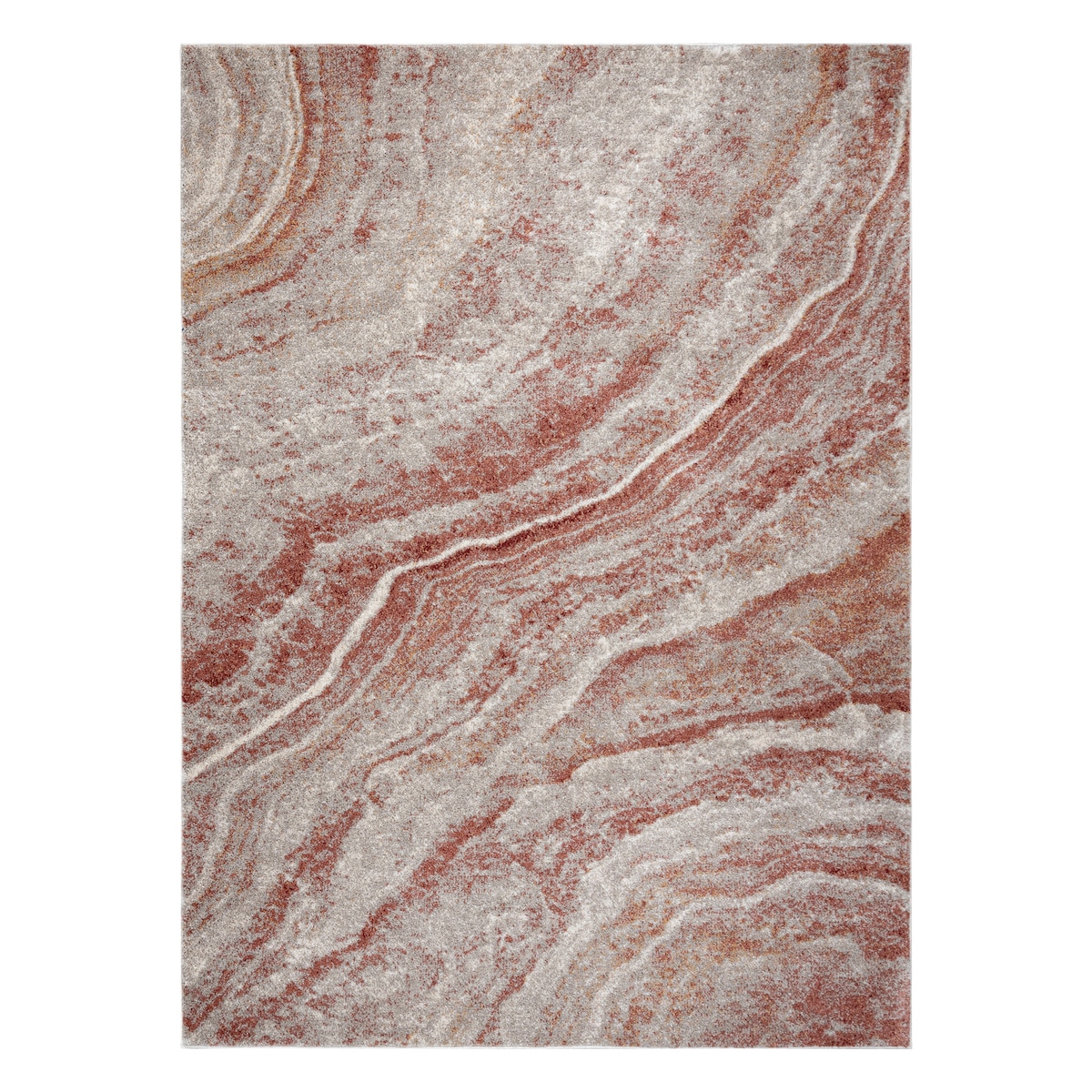 Dywan FUSION 9776 beż / terakota - 80x150 cm