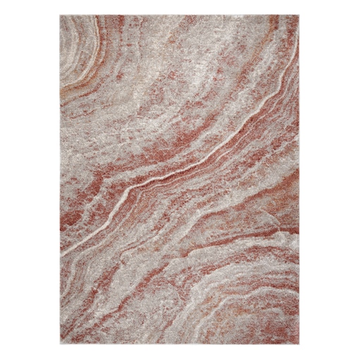 Dywan FUSION 9776 beż / terakota - 80x150 cm