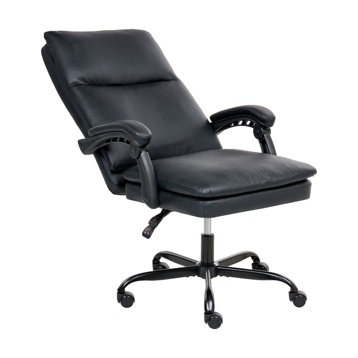 Fotel biurowy SERENE Ekoskóra Czarny