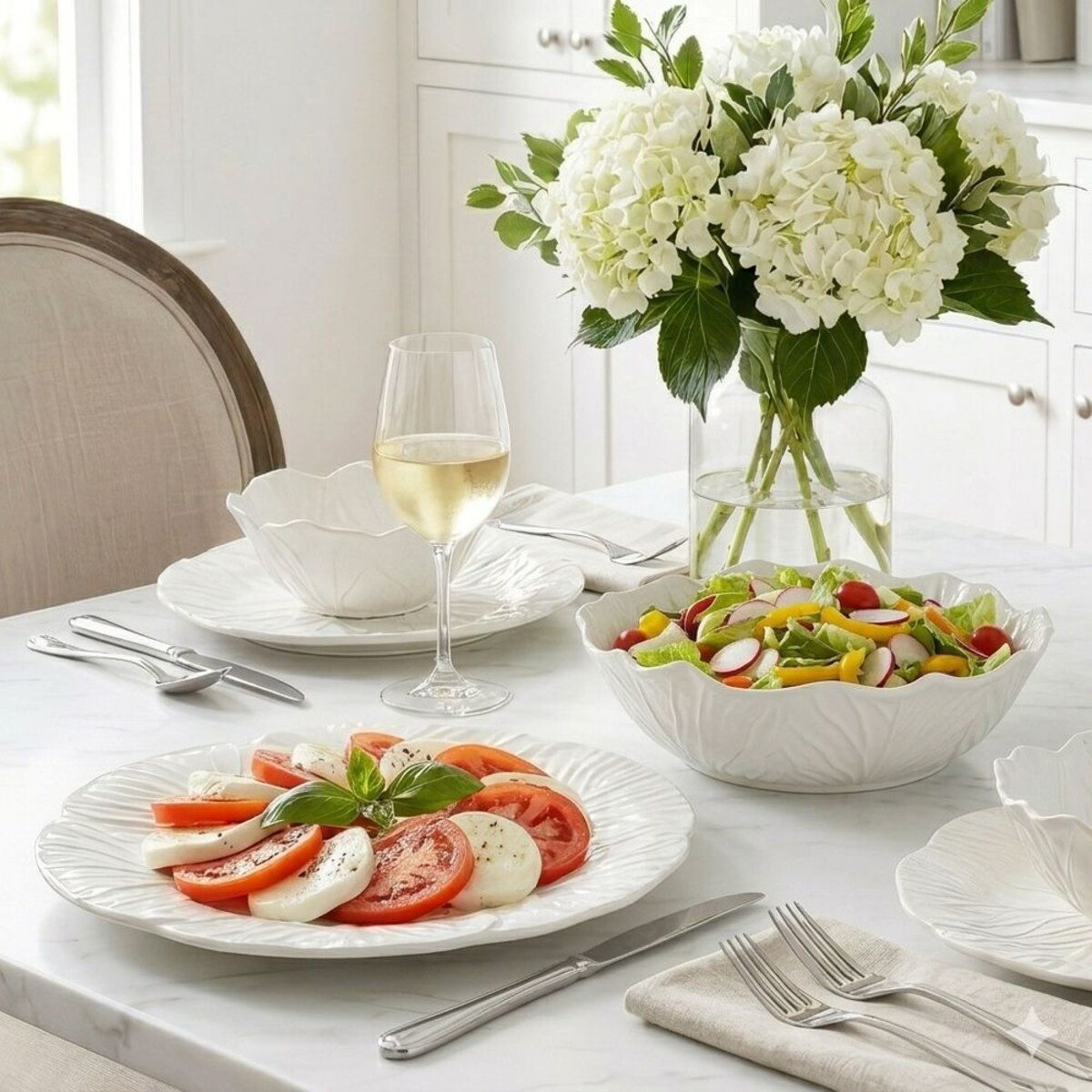 VILLA ITALIA Talerz porcelanowy 25 cm BRASSICO
