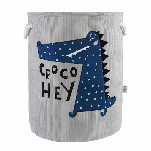 Kosz dziecięcy na zabawki 40x50 KROKODYL