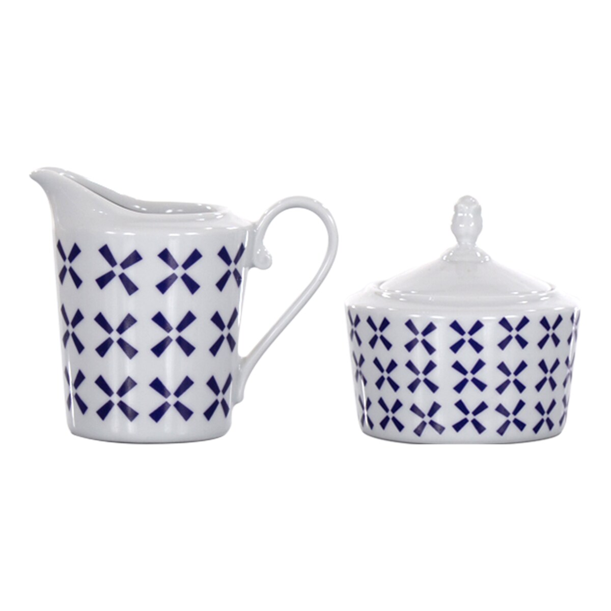 Zestaw cukiernica/mlecznik Folk Fusion Holandia G832