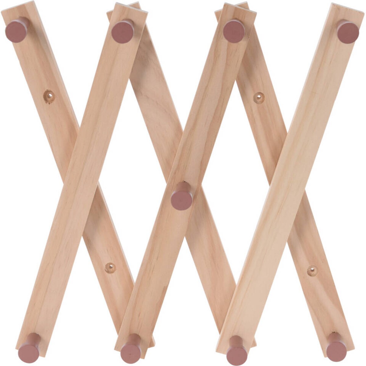 Wieszak na ubrania dla dzieci, z drewna sosnowego, 60 cm