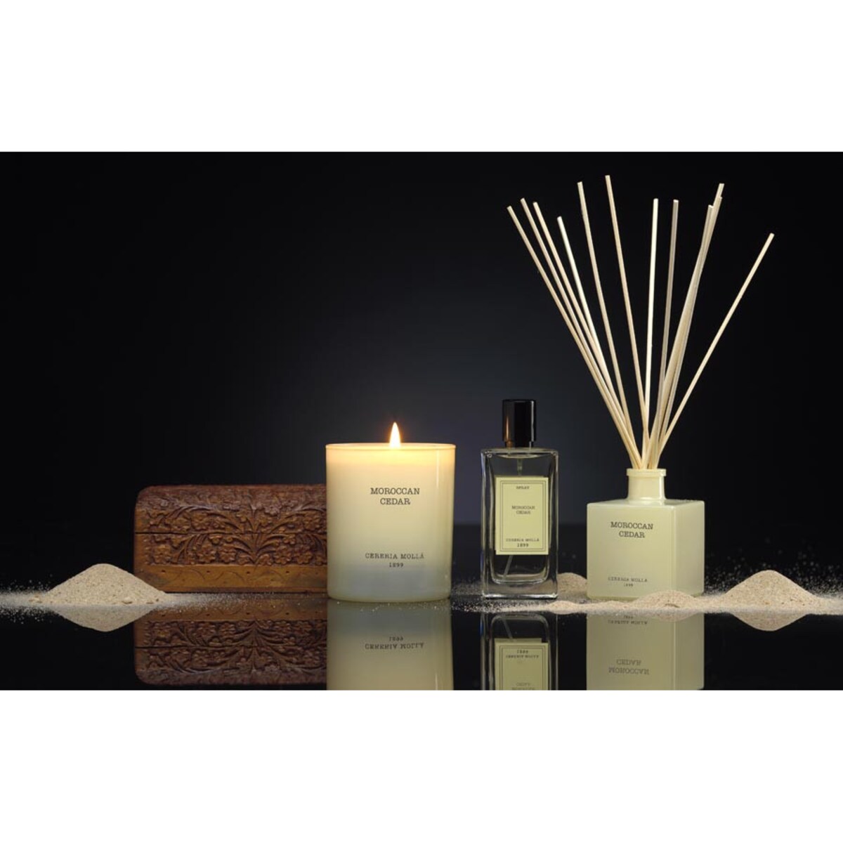 Dyfuzor zapachowy Moroccan Cedar, 100 ml, Cereria Molla