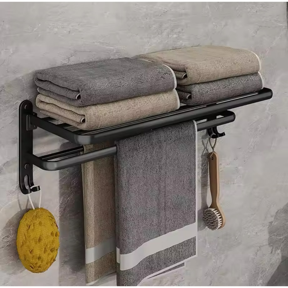 Półka prysznicowa SHP BILIA czarna