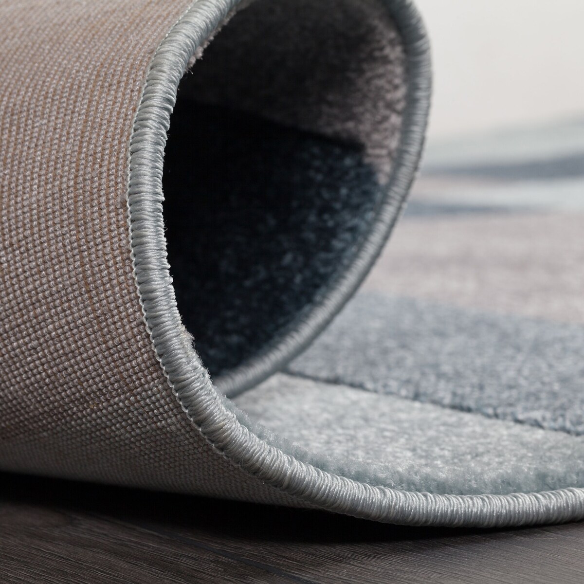 Dywan Nowoczesny Hand Carved Cosmos Denim Niebieski 80x150