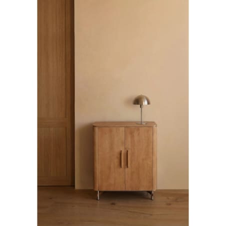 Komoda z drewna mango i stali, 90 cm, Osaka