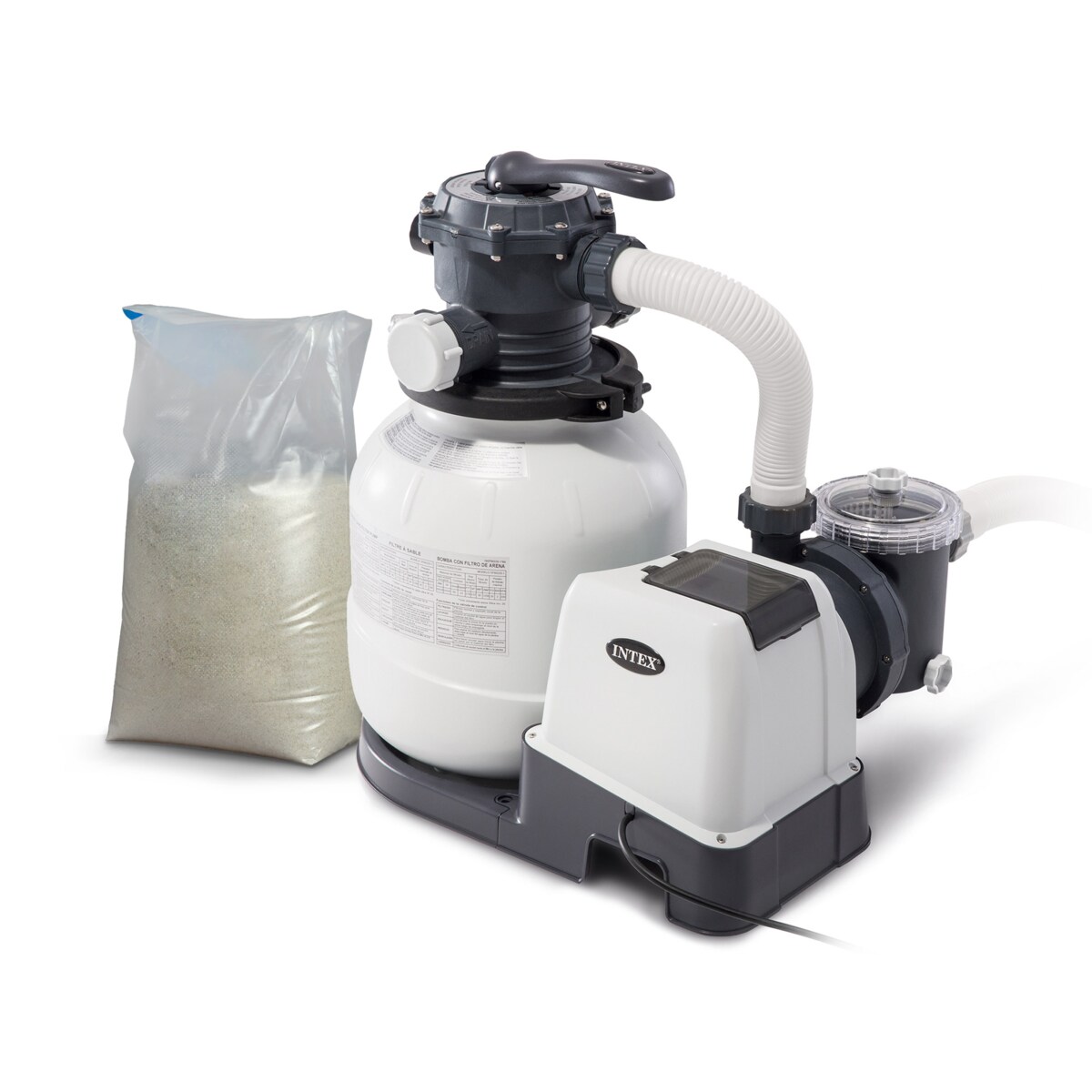 Pompa filtrująca piaskowa Intex 7900 l/h + piasek 25kg