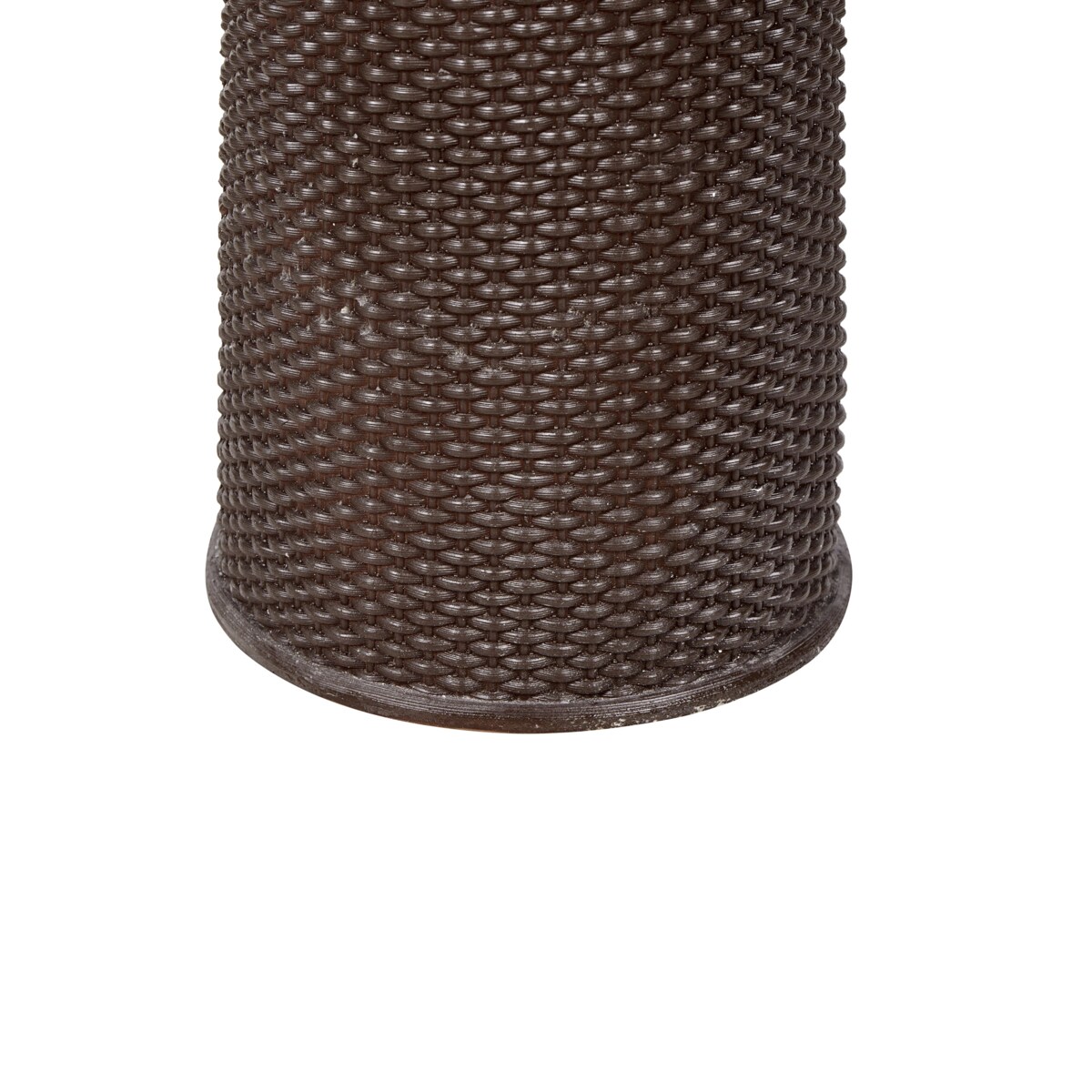 Fontanna ogrodowa z LED brązowa ZENYATTA