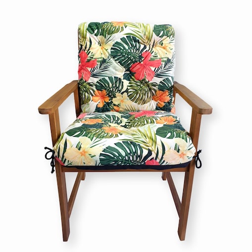 Poduszka na fotele ogrodowe, 50x70x50 cm, Tropic Zielony