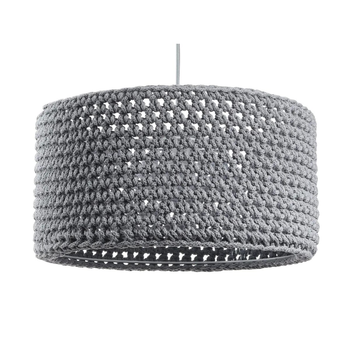 Lampa wisząca COTTON 40 szara