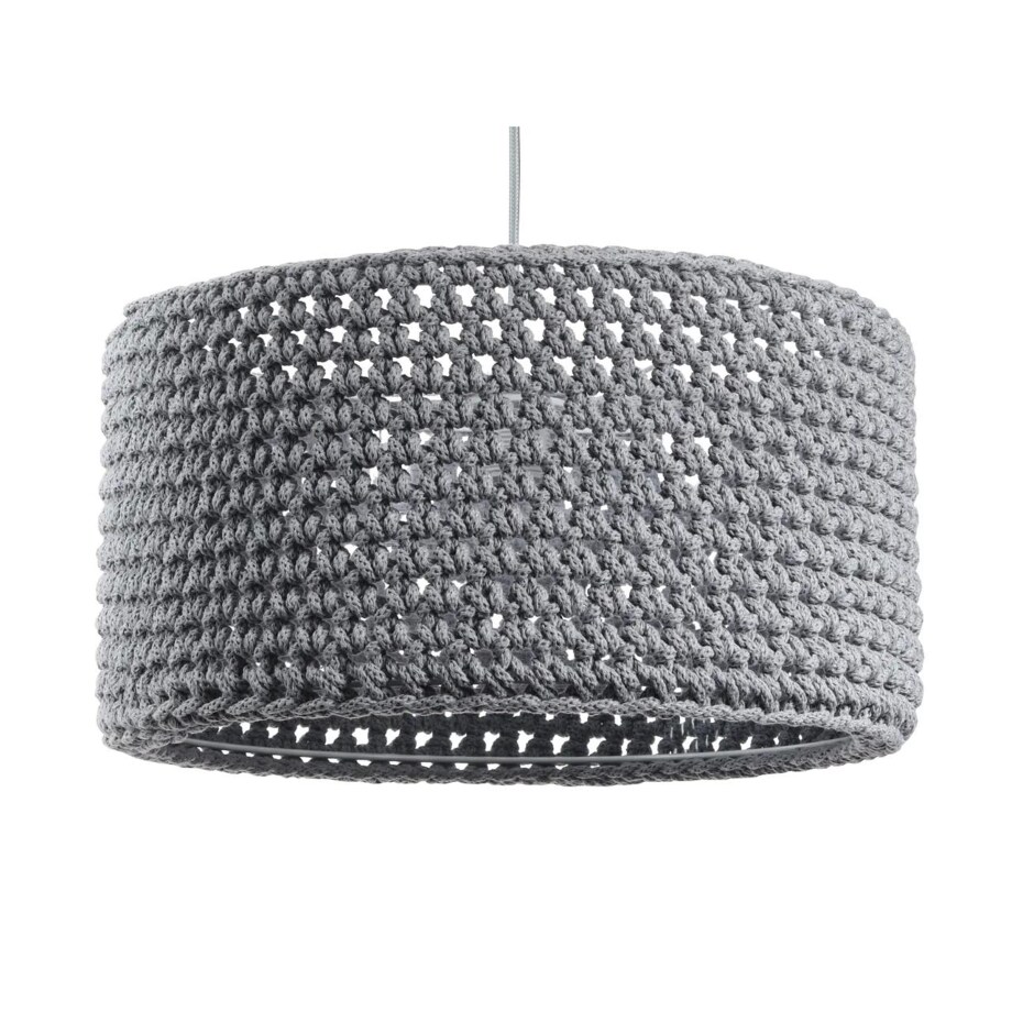 Lampa wisząca COTTON 40 szara