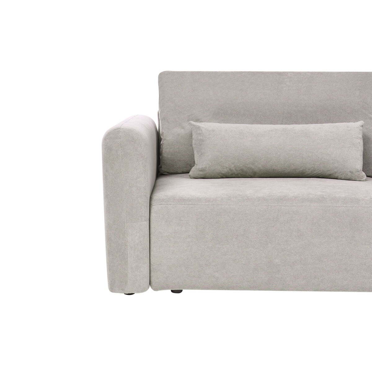 Sofa rozkładana dla 3 osób VAXHOLM Szary ze schowkiem