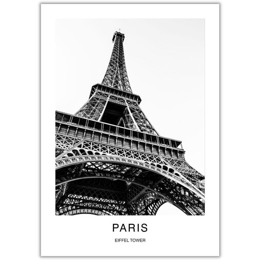 plakat eiffel tower paris - paryż 30x40 cm