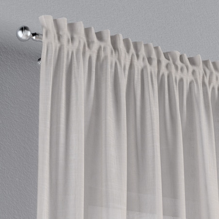 Zasłona na kanale z grzywką 1 szt. 130x245 beżowy