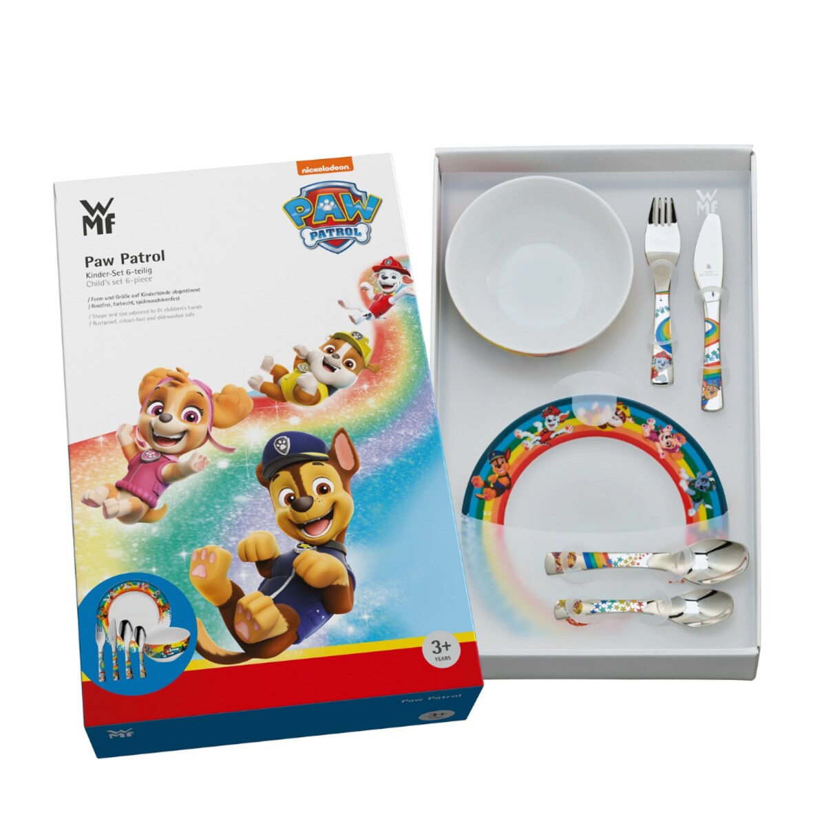 Zestaw dla dzieci Psi Patrol, 6 el, WMF