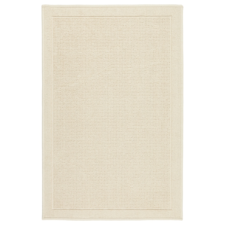 Dywanik łazienkowy Lino 50x80 cm e-bawełniany ramka beżowy