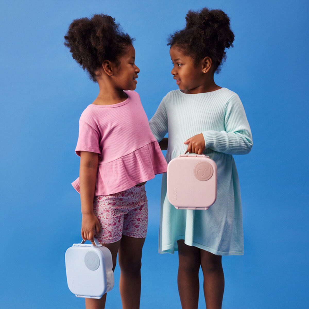 Mini lunchbox dla dzieci do szkoły - szczelna śniadaniówka z przegródkami Blush Crush b.box