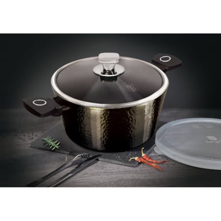 Garnek z pokrywką 20cm BerlingerHaus BH-6571 Primal Gloss