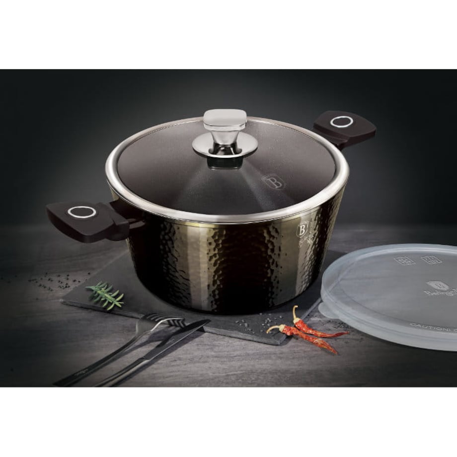 Garnek z pokrywką 20cm BerlingerHaus BH-6571 Primal Gloss