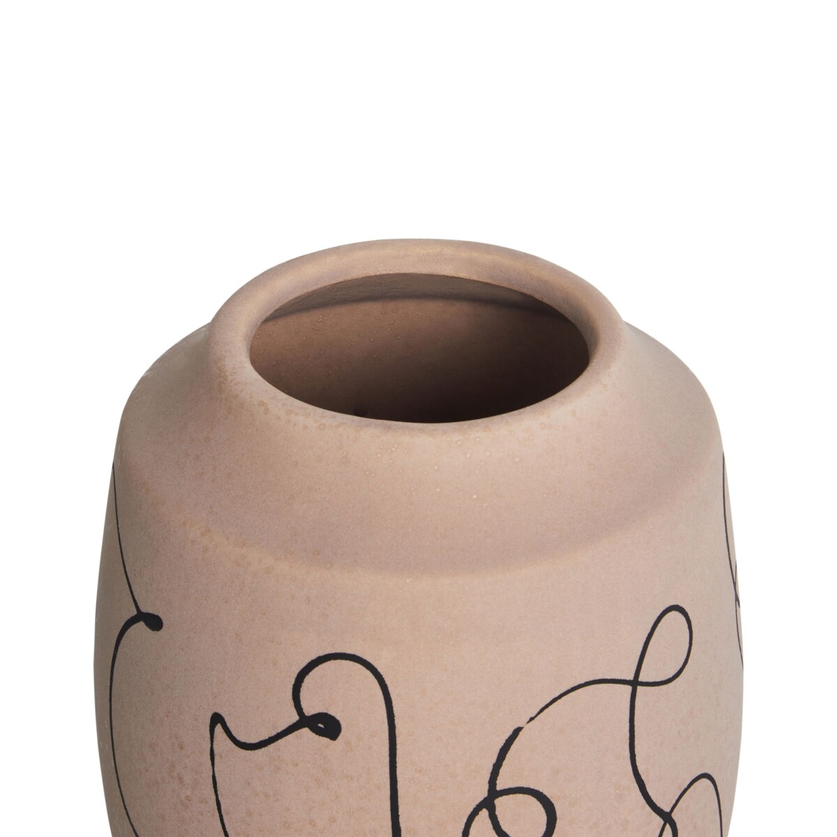 Kamionka Wazon na kwiaty 20 cm Beżowy Czarny SKATE