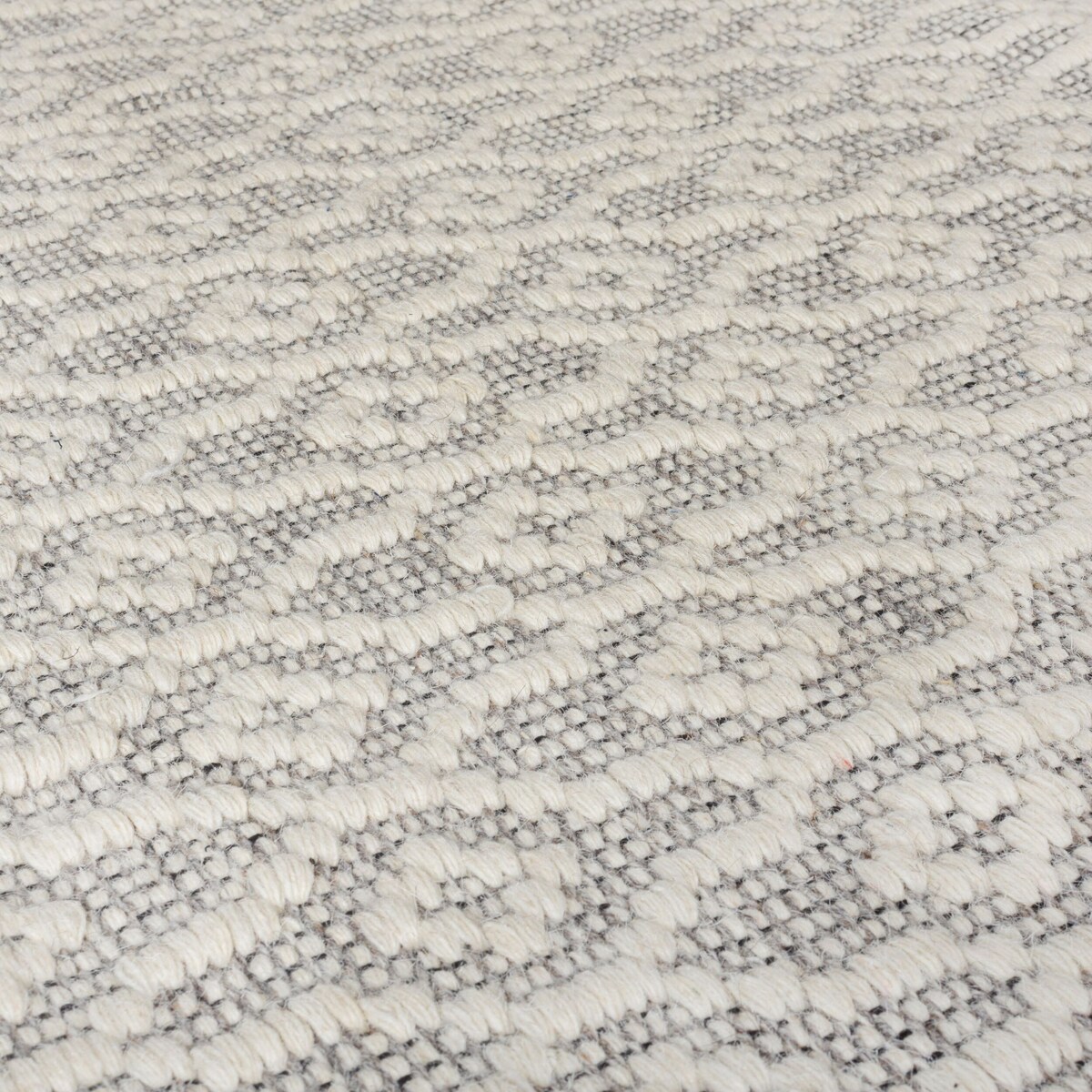 Dywan Wełniany Nur Wool Dream Szary/ivory 80x150