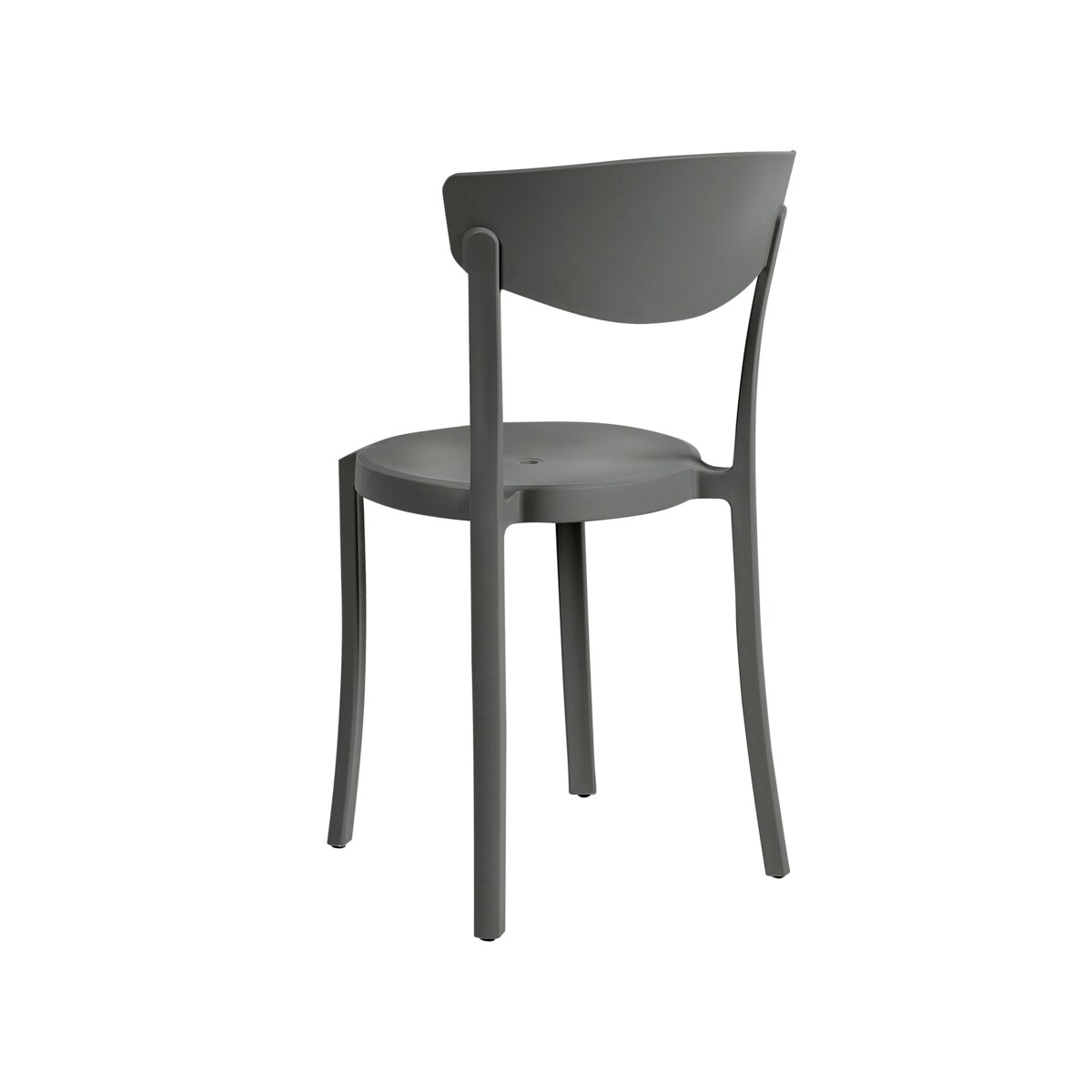 Zestaw 8 krzeseł do jadalni ciemnoszary VIESTE