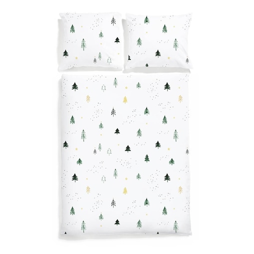 Pościel Choinki 150x200 + 50x60 cm